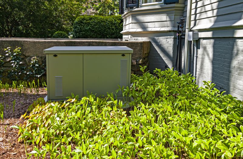 Generator in a Residential Yard